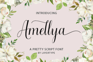 Amellya Script: A Modern Script Font for Campaign Design