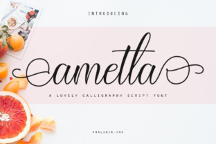 Ametta Script: Elegant Typography for Editorial Design