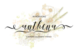 Anthena Script: A Elegant Typeface for Creative Projects