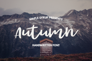 Autumn Script: A Stylish Font for Editorial Design