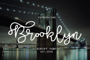 Brooklyn Script: A Feminine Script Font for Handmade Products