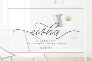 Eisha Script: A Handwritten Font Built for Editorial Storytelling