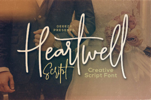 Heartwell Script: A Handwritten Font for Crafters and Sellers