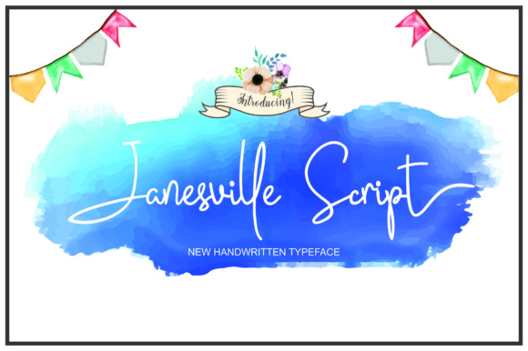 Janesville Script Font for Web Design