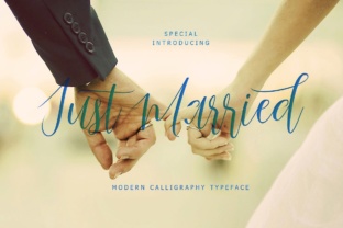 Just Married Script: A Font Review for Campaign Designers