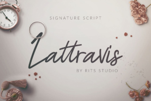 Lattravis Script: A Handwritten Font for Crafters and Makers