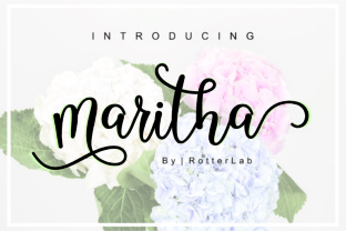 Maritha Script: A Modern Script Font That Earned Its Place in My Branding Kit