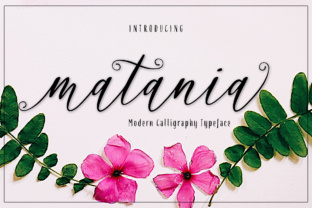 Matania Script: A Handmade Calligraphy Font with a Dancing Baseline