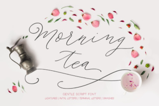 Morning Tea Script: A Creative Font for Branding