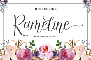 Rameline Script: A Modern Calligraphy Font That Brings Casual Elegance to Branding