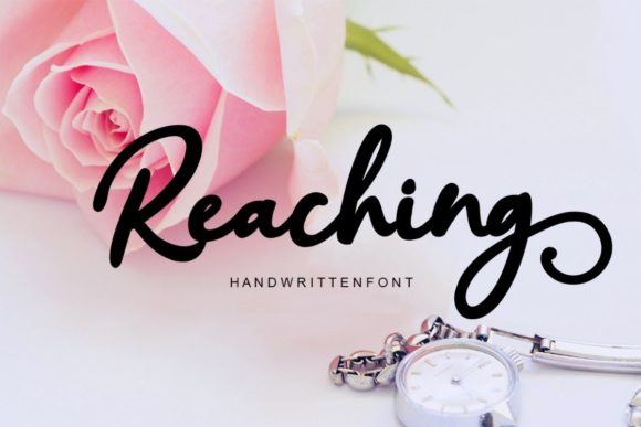 Reaching Script: A Modern Handwritten Font