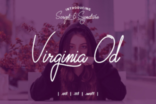 Virginia Od Script: A Calligraphy Typeface for Handmade Product Design