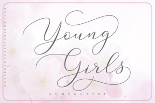 Young Girls Script: A Sweet Calligraphy Font for Small Business Branding