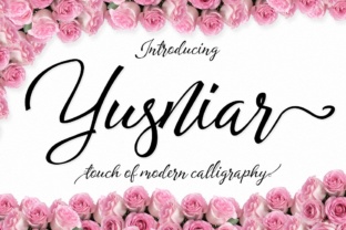 Yusniar Script: A Modern Calligraphy Font